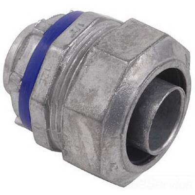 T & B Steel City Liquidtight Flexible Metal Conduit Fittings, Die Cast Zinc Connectors-Straight